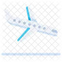 Aterrizaje Llegada Aerolinea Icono