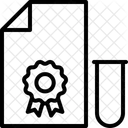 Certificado Teste Testes Ícone