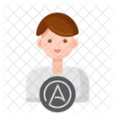 Atheist Man  Icon