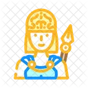 Athena Greek God Icon