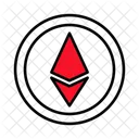 Ethereum Blockchain Krypto Symbol