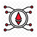 Ethereum Blockchain Krypto Symbol