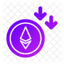 Ethereum Unten Kryptowahrung Icon