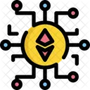 Ather Bitcoin Kryptowahrung Symbol