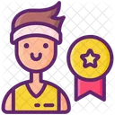 Athlete male  Icon
