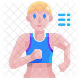 Download Free Athlete Woman Icon Of Flat Style Available In Svg Png Eps Ai Icon Fonts