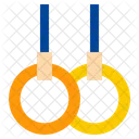 Athletic Gymnastic Ring Icon