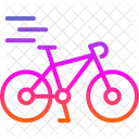 Athletic Bicycle Bike Icon
