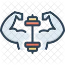 Athletic Fitness Gym Icon