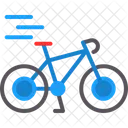 Athletic Bicycle Bike Icon