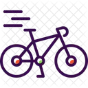 Athletic Bicycle Bike Icon