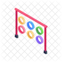 Gymnastics Rings Strength Icon