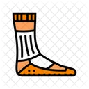 Athletique Chaussettes Vetements Icône