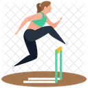 Atleta Jugadora Deportista Icono