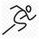 Atleta Atletismo Sprint Corredor Icono