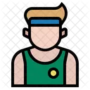 Atleta Deporte Avatar Icono