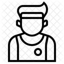 Atleta Deporte Avatar Icono