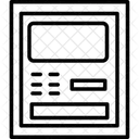 Guichet Automatique Argent Especes Icône