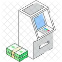 Atm Banking Machine Icon