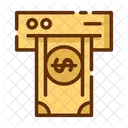 Cash Withdrawal Withdrawal Atm Mahcine Icon