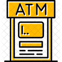 ATM 은행 회사 아이콘