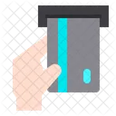 Credit Card Hand Business Icon