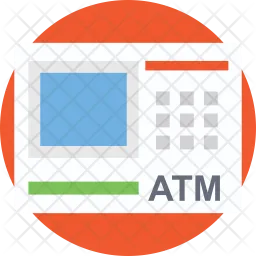 ATM Flat Icon  Icon
