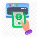 Atm Withdrawal Money Icon