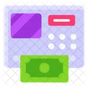 Atm Instant Banking Cash Dispenser Icon
