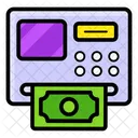 Atm Instant Banking Cash Dispenser Icon