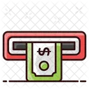 Atm Instant Banking Cash Dispenser Icon