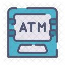 Atm Machine Debit Icon