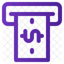 Atm Money Withdrawal Icon