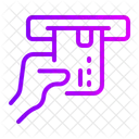Atm Public Service Money Withdrawal Icon