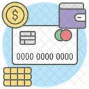 Bankkarte Bankomatkarte Chipkarte Symbol