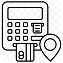 Localização do caixa eletrônico  Ícone