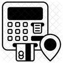 Localização do caixa eletrônico  Ícone