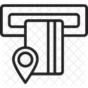 Localização do caixa eletrônico  Ícone
