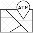 Localização do caixa eletrônico  Ícone