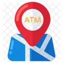 Atm Location Direction Gps Icon