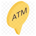 Atm Location Direction Gps Icon