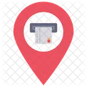 Atm Location Pin Map Icon