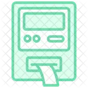 Atm Machine Duotone Line Icon Icon