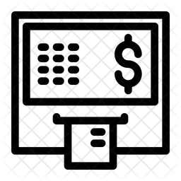 ATM 기계  아이콘