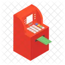 Atm Machine Instant Banking Cash Dispenser Icon