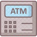 Atm Machine Banking Business Icon