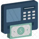 Atm Machine Bank Currency Icon