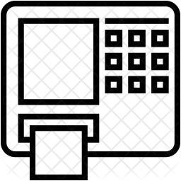 ATM 기계  아이콘