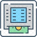 Atm Machine Withdrawal Money Icon