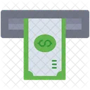 Atm Machine Dollar Bank Note Icon